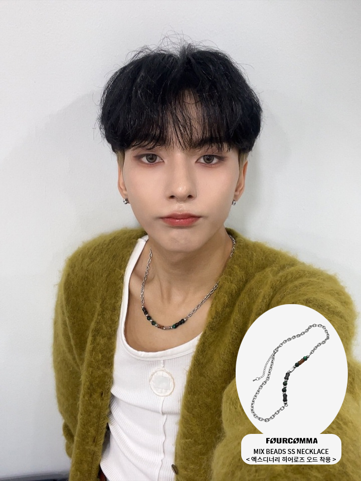 fourcomma_offi's tweet photo. 엑스디너리 히어로즈 오드님 포콤마(FOURCOMMA)  MIX BEADS SS NECKLACE 착용 감사합니다:)
https://t.co/rJMdTBF3DR 
#엑스디너리히어로즈 #XdinaryHeroes #엑디즈 #오드 #Ode #오승민 #포콤마 #FOURCOMMA https://t.co/3aitbqSYUR