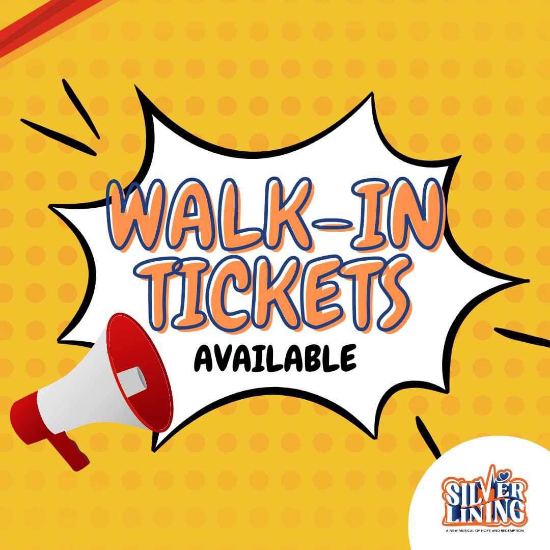 sliningmusical's tweet photo. WALK-IN TICKETS AVAILABLE for TONIGHT! ✨

Don’t miss the LAST 3 SHOWS of SILVER LINING: a new musical of hope and redemption this October 27-29 at the RCBC Plaza. 🎭

Get tickets now at Ticket2Me or https://t.co/ACNUcvqBkk ✨

#SilverLiningMusical https://t.co/hzLwA2WG6q
