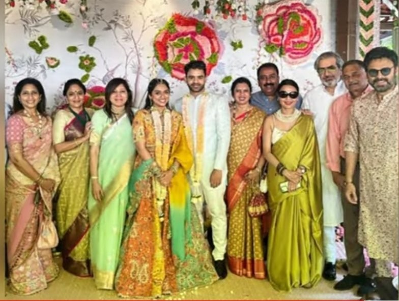 #Venkatesh second daughter Hayavahini engagement photos. 

#Chiranjeevi #MaheshBabu #Venkateshdaggubati #RanaDaggubati