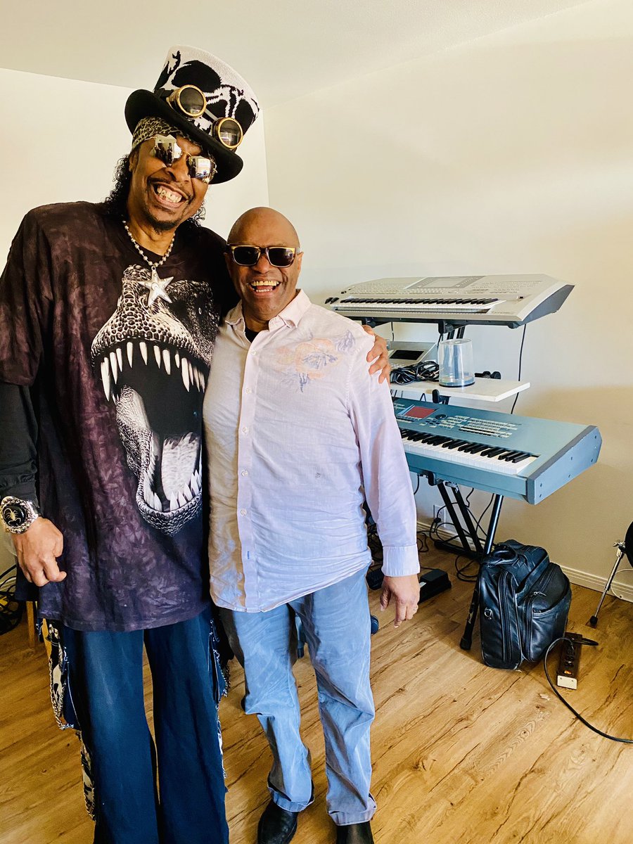 Yeah baby Bubba to the man I’m proud to call my friend and my brother. Who’s always holding the bottom end with his infectious top of the world groove. Happy Birthday and CHAKALAKA brotha!!!#BootsyCollins