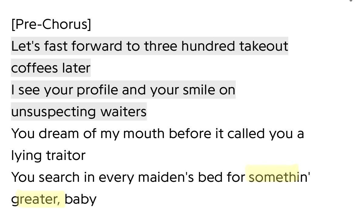 occasionaldsco's tweet photo. taylor including the lyric something great(er) which is the name of a song harry wrote for 1d with gary lightbody who taylor introduced him to 😭😭😭 https://t.co/NYISKY3Fk0