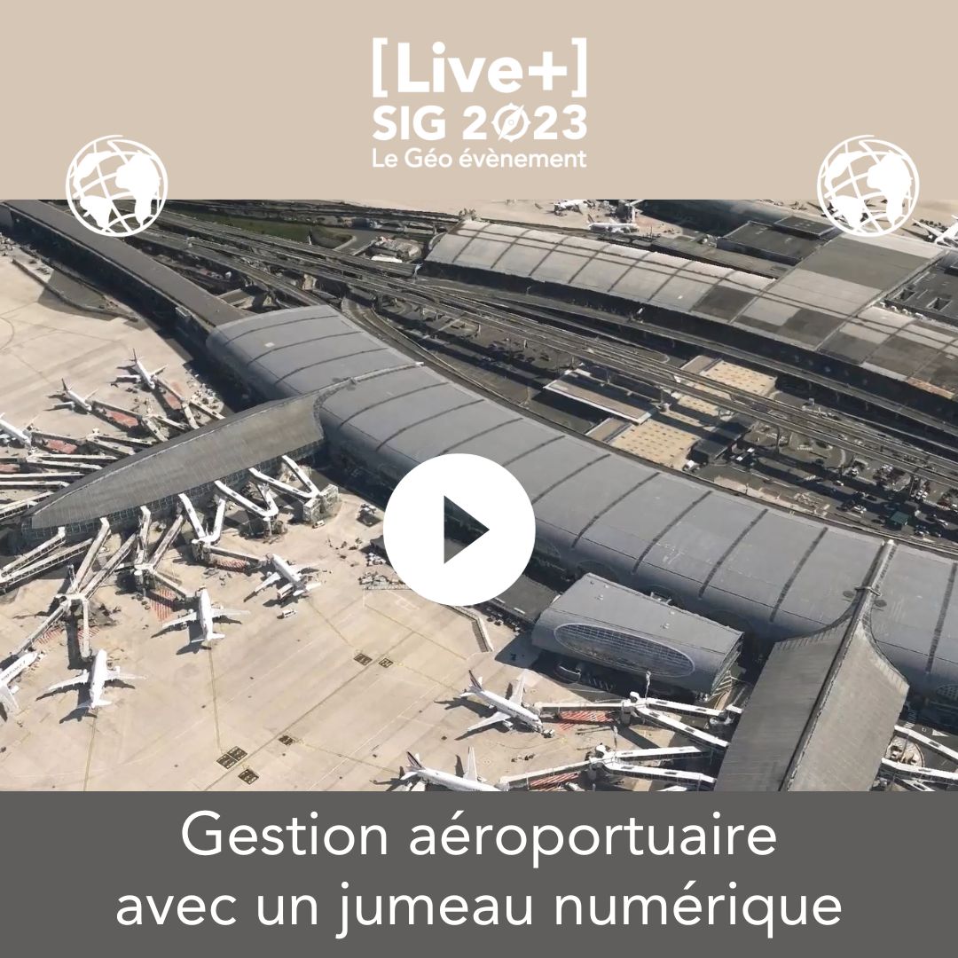 🌍🛫 [VIDEO] Aéroports de Paris (ADP) est le numéro 1 mondial de la gestion aéroportuaire. Saviez-vous qu'ils utilisent 3DTwin pour ArcGIS sur Roissy ?
Mais à quoi sert-il exactement ? 
🔗 eu1.hubs.ly/H05Yt0w0
#ADP #ArcGIS #EsriFrance #SIG2023 #Geofit