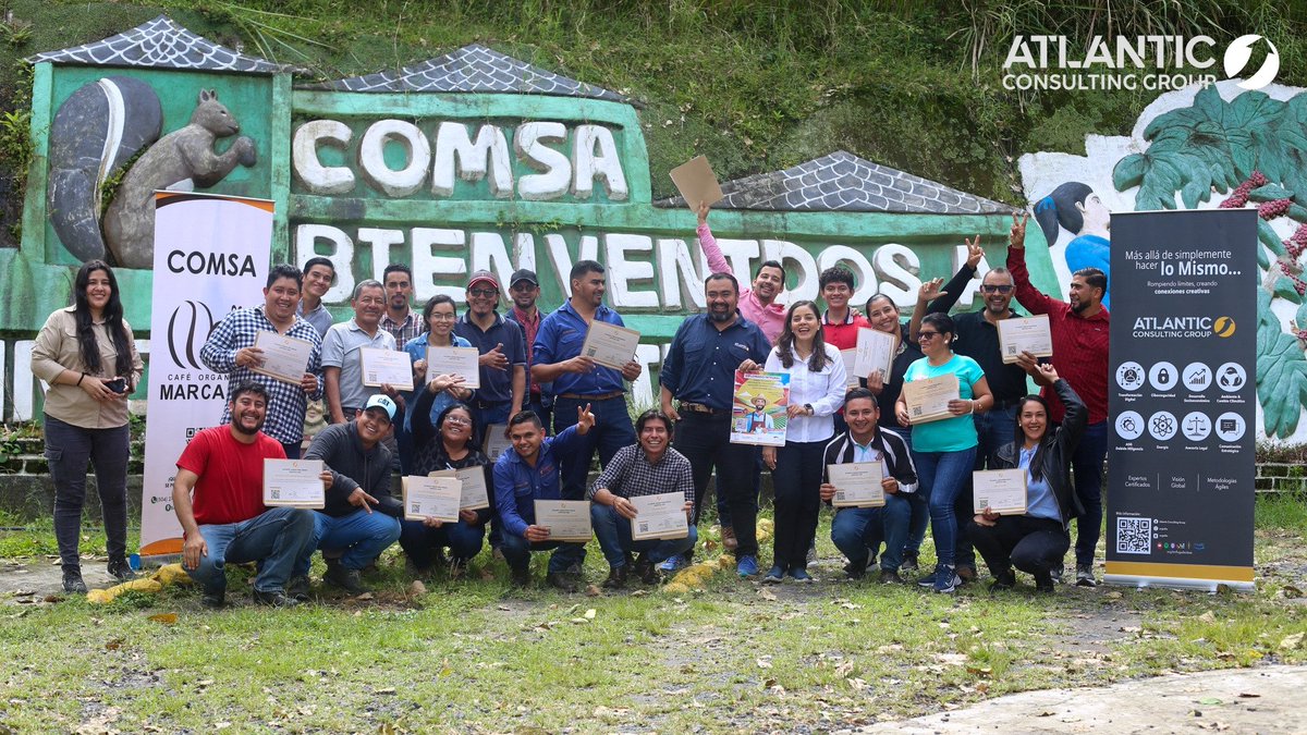 AcgTalks's tweet photo. Nos complace anunciar que Atlantic Consulting Group ha culminado con éxito el primer Diplomado en "Debida Diligencia y Cumplimiento a Regulaciones de Mercados Internacionales " en Marcala, La Paz, Honduras. 🌍☕

Pero eso no es todo... https://t.co/LpgivkXWz1
