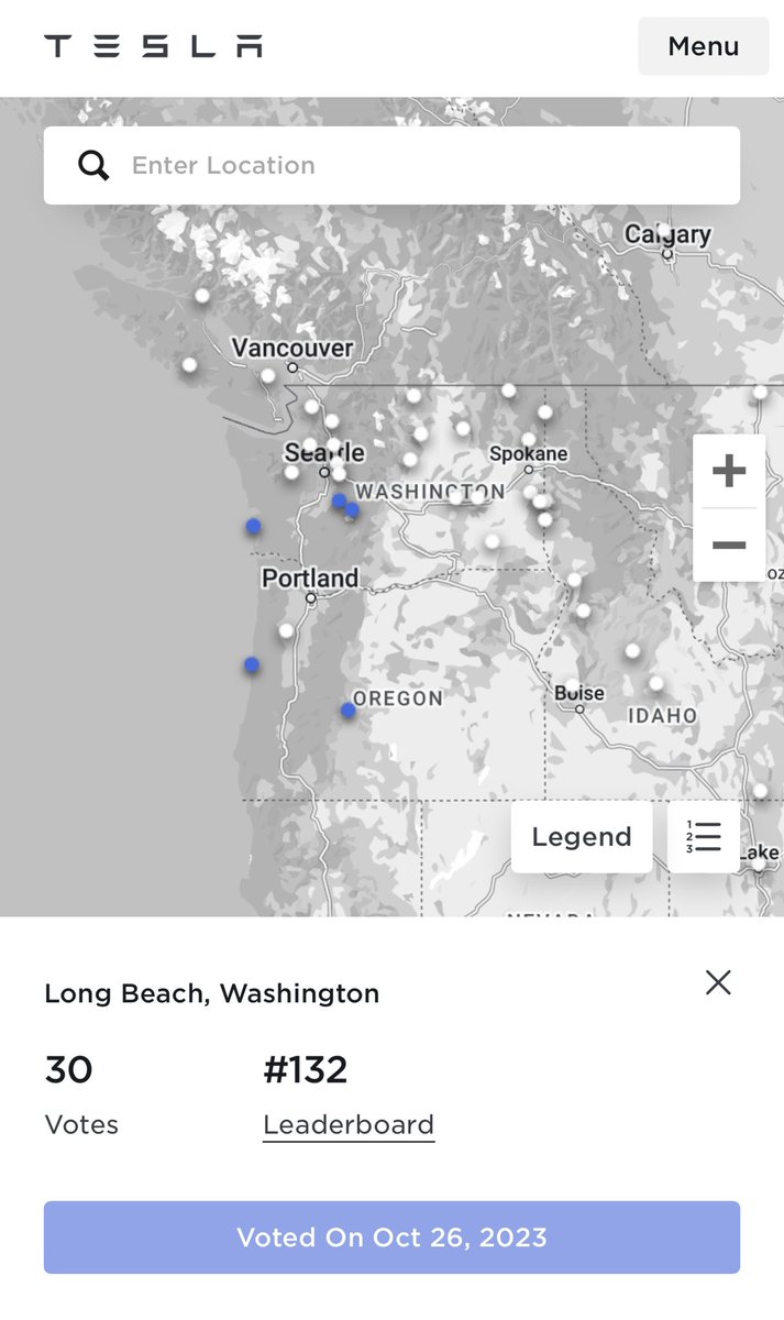 TeslaRyanRogue's tweet photo. @TeslaCharging Connecting the π to the ποΈποΈποΈ.. and better road-trips in PacNW #teslanw https://t.co/YvSxofKLX5