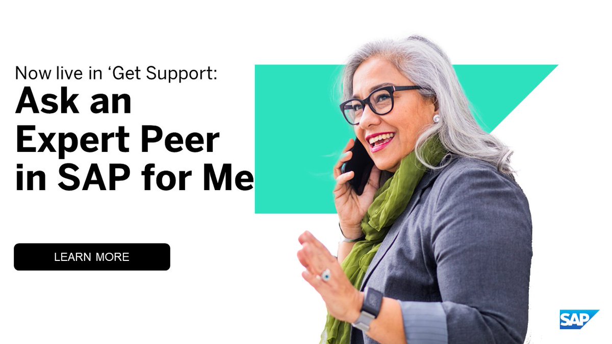 Benjamin_Wilk's tweet photo. SAP has launched Ask an Expert Peer in the SAP for Me #getsupportapp. It connects users with approved external experts for #realtimeassistance on technical and product-related questions with low to medium priority.
โถ๏ธ https://t.co/iWs30Rn1tI
๐ https://t.co/u4pYXzaBGS https://t.co/iHuZ7egE7M