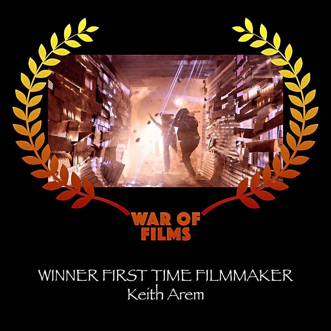 phoenixincident's tweet photo. #PhoenixIncident wins best First time Filmmaker at War of Films! 👽 https://t.co/bO4fueNc14