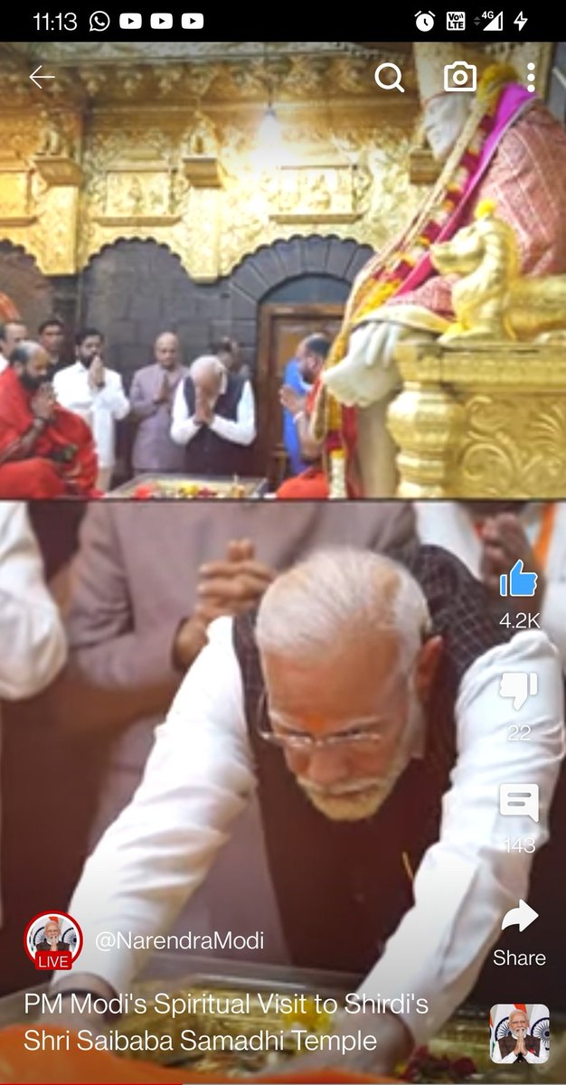 GoofyGiri's tweet photo. #FridayMotivation
#FridayVibes
#FridaysForFuture
#Shirdi
PMModiji at Shirdi ❤️🙏🇮🇳
#shirdibaba
#temples
#God
https://t.co/3XzLhZtAha https://t.co/SSrgsyHZqv