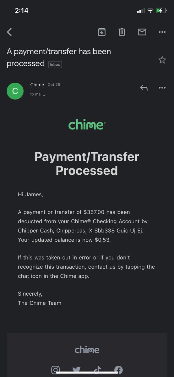 iam_jamesbright's tweet photo. @chippercashapp My bank successfully processed my fund for two days now and @chippercashapp has not released it already. Waoh! https://t.co/JOtRtU8SUq