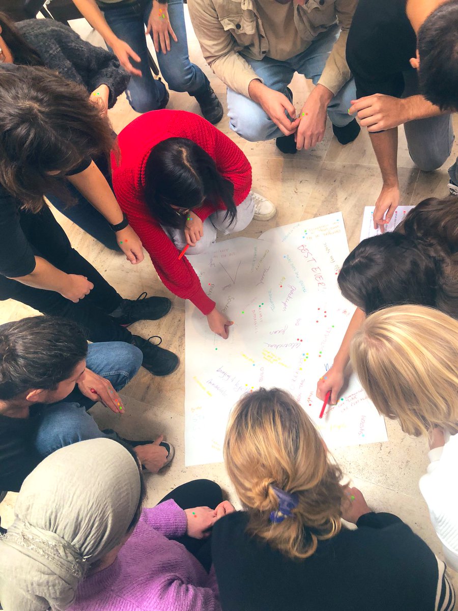 Thinking new, practicing our #brainstorming  and #workshopping skills <a href="/ccp_leuven/">Center for Contextual Psychiatry</a> 💡