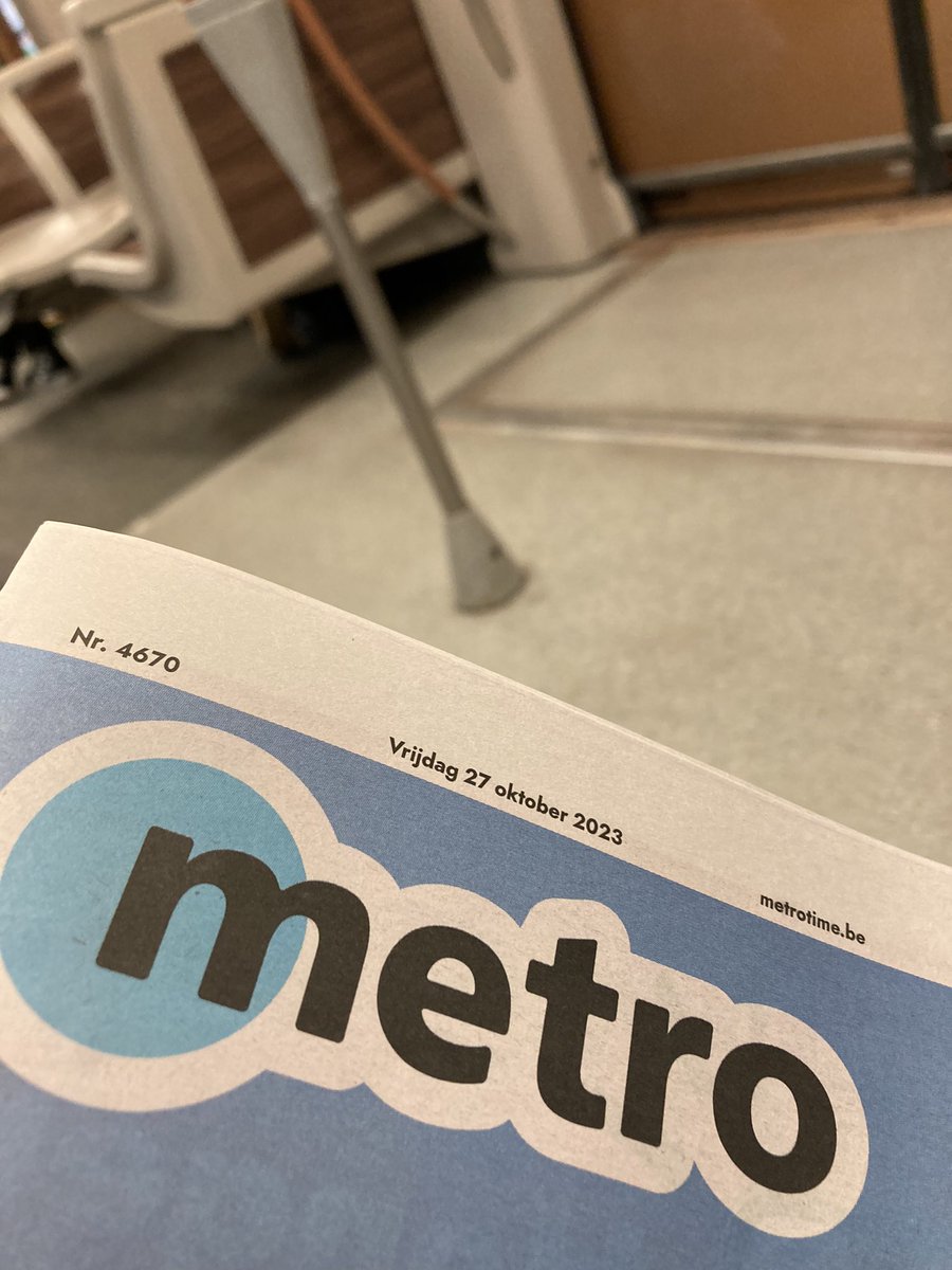 Laatste editie vandaag. Einde van een tijdperk. #metro