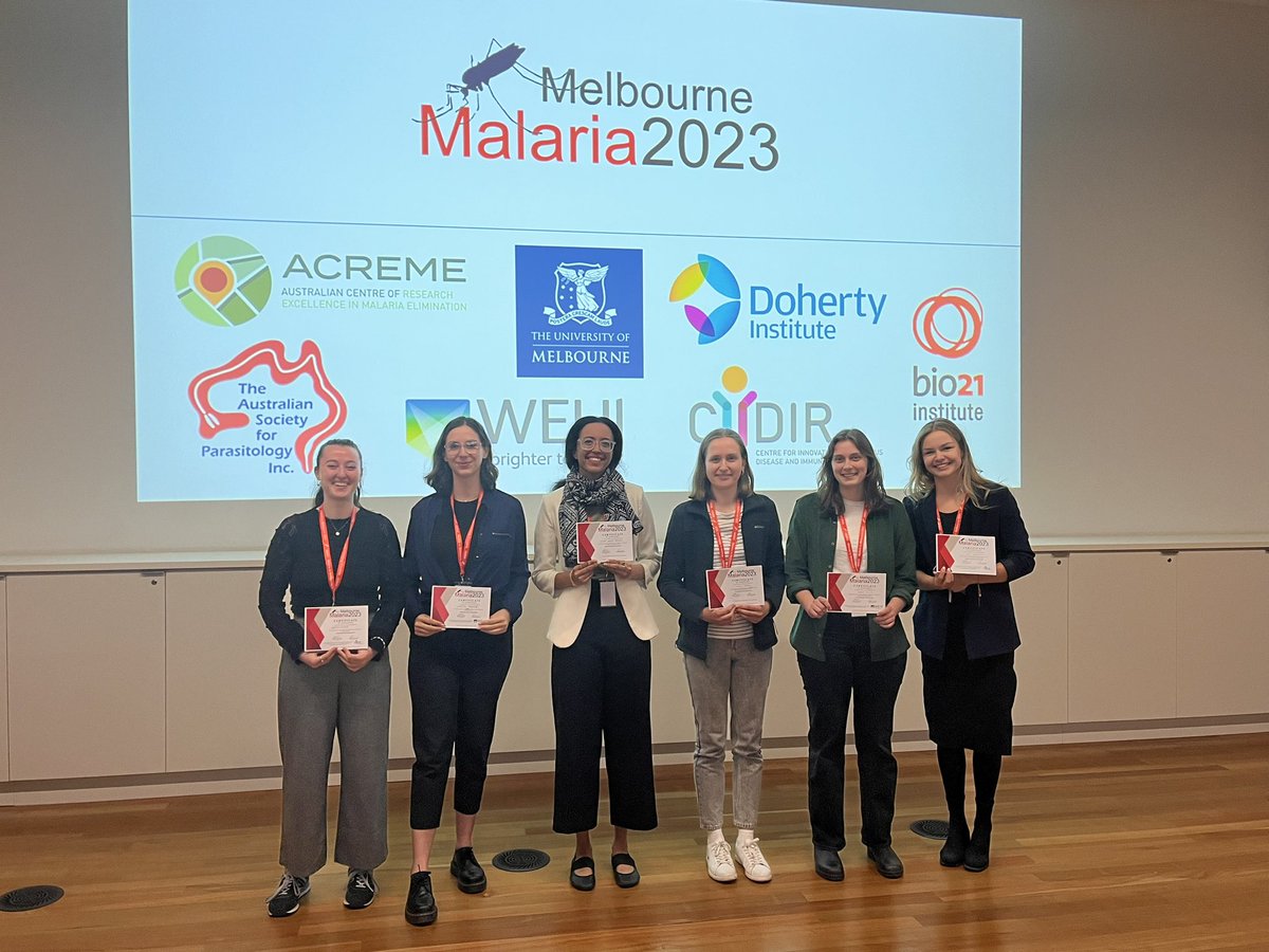 Congratulations to our poster, short talk and long talk awardees!!
You all did an amazing job!!🎉🎉

That’s a wrap for malaria in Melbourne 2023!!

#MIM2023
#malariamelb23