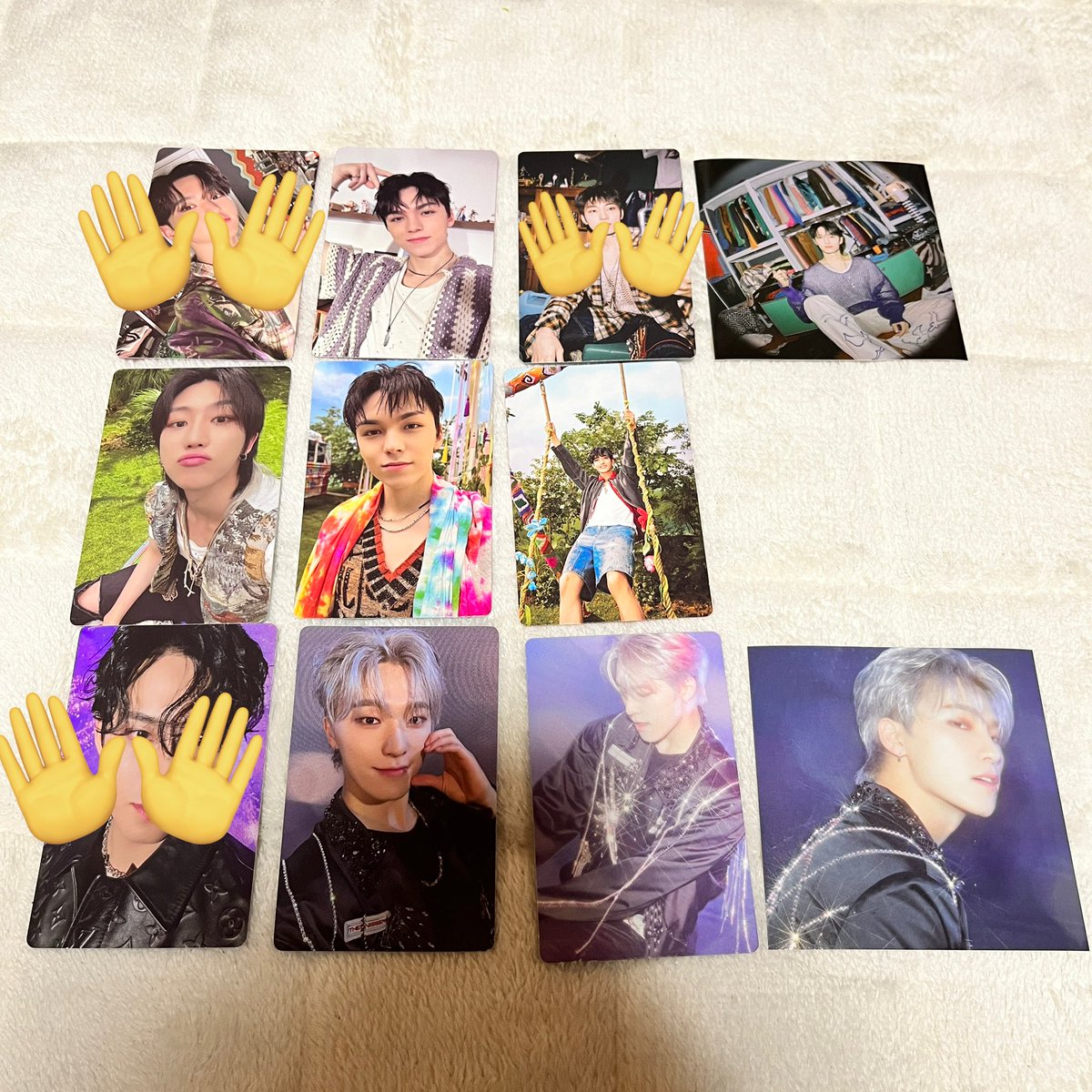 kyo_mmuu's tweet photo. SEVENTEEN セブチ 通常 CARAT盤 トレカ HMV 特典 交換

譲】ジュン ホシ スニョン THE8 ミンハオ ミョンホ ドギョム ソクミン スングァン バーノン ディノ

求】ジョシュア
ディノ(↔️Carat盤バーノン)

同異種◎
纏めての方優先
お気軽にお声掛けください🩵 https://t.co/UVRUYIvgpq