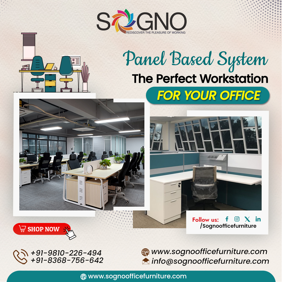 sognofurnitures's tweet image. With our wide range of panel-based systems, we ensure a comfortable workspace. We make sure that you are getting the best out of your space at the best prices.

#workspace #panelsystems #comfortableworkspace #bestprices