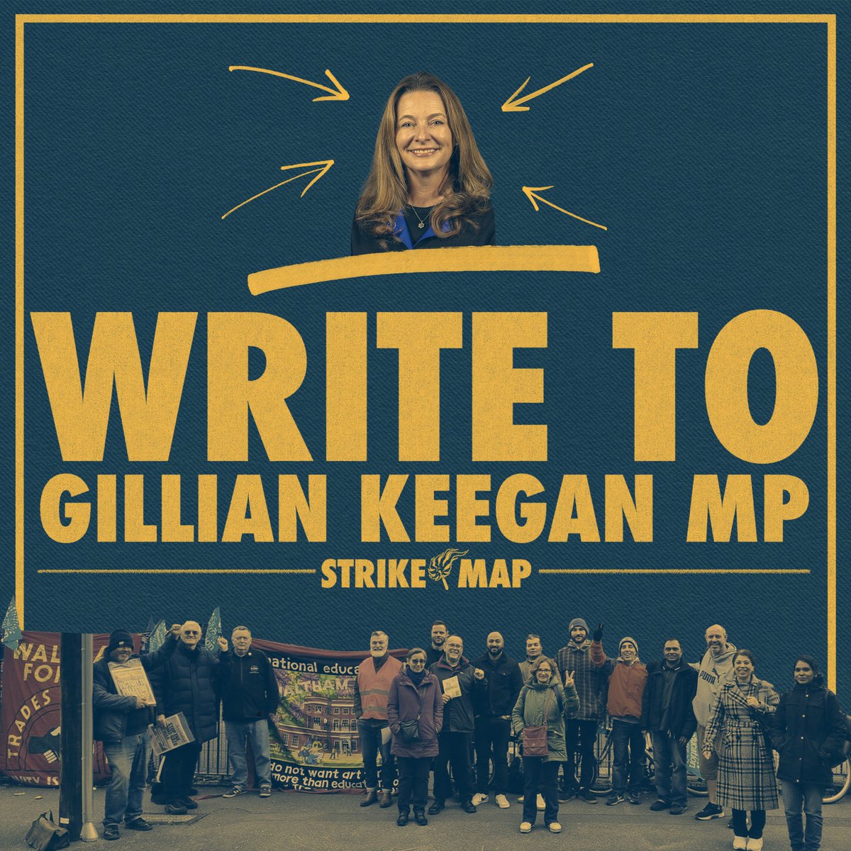Strike Map (@strike_map) on Twitter photo ❤️We’re supporting <a href="/wforest_neu/">Waltham Forest National Education Union</a> campaign to stop the cuts at Connaught School for Girls.
🪧Next strike days: 31 Oct, 1 & 2 Nov
✍️Back them by writing to <a href="/GillianKeegan/">Gillian Keegan</a> >> bit.ly/writetogill
#StrikeMap ❤️We’re supporting <a href="/wforest_neu/">Waltham Forest National Education Union</a> campaign to stop the cuts at Connaught School for Girls.
🪧Next strike days: 31 Oct, 1 & 2 Nov
✍️Back them by writing to <a href="/GillianKeegan/">Gillian Keegan</a> >> bit.ly/writetogill
#StrikeMap