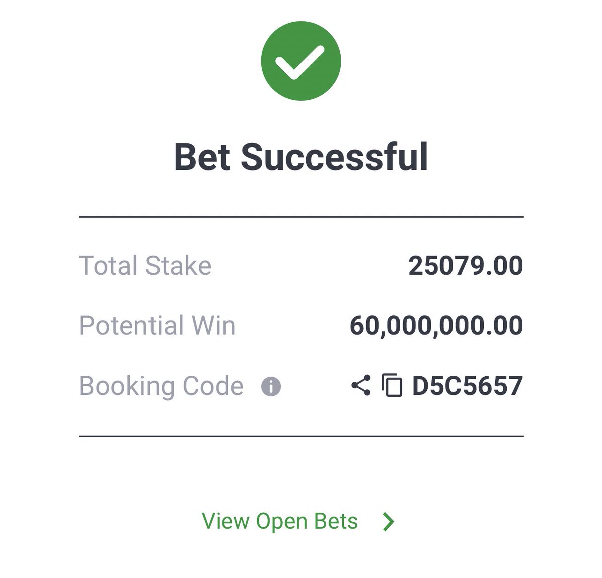 Certified Odds on X: 500 Odds 1k to 1M+ Sportybet Booking