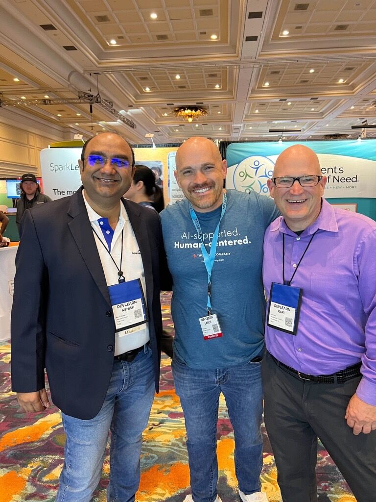 LearningEverest's tweet image. 🚀 As we wrap up an exhilarating #DevLearn2023, two days filled with growth, collaboration, and innovation at Booth 131. It's been a pleasure connecting with professionals in the field. Grateful for the connections made. Thanks to all who visited! 🤝 
#LearningEverest