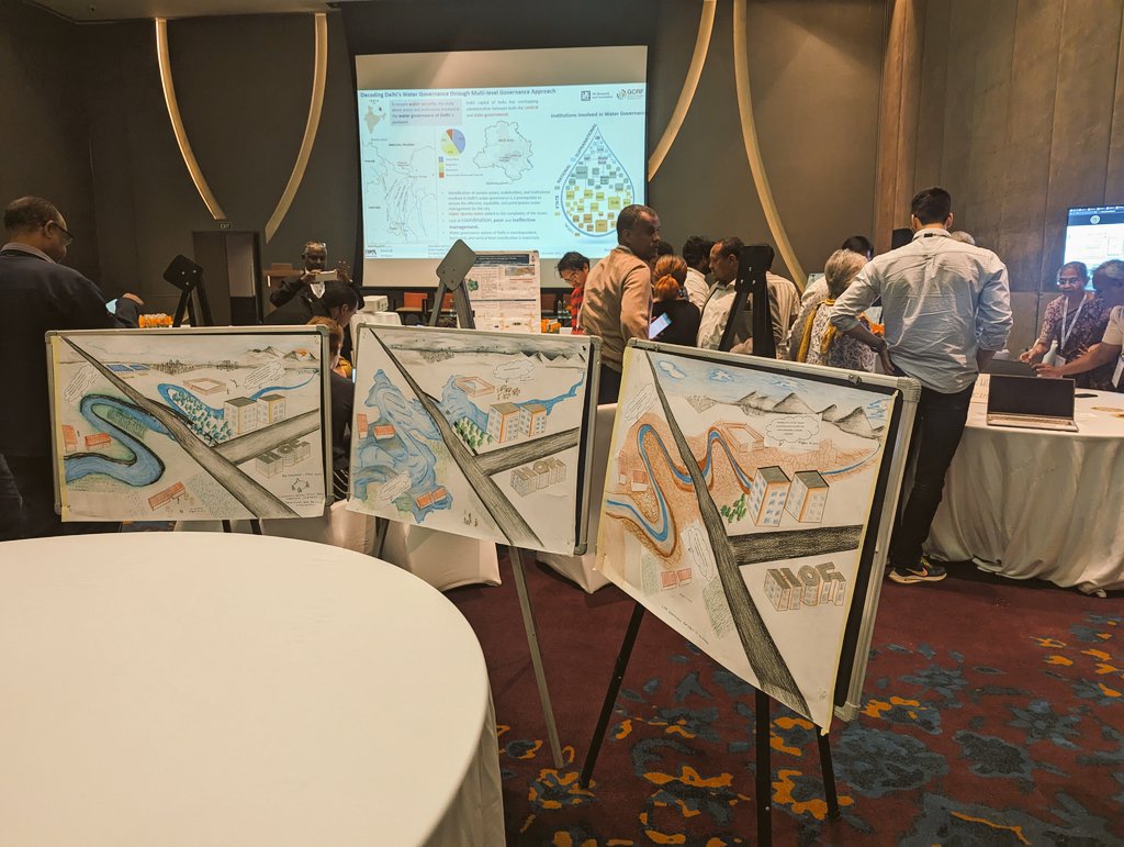 GCRFWaterHub's tweet photo. There was a great atmosphere around the room for our interactive exhibition, showcasing some of the fantastic research impact and innovation going on across our global team. https://t.co/SNMWs1QZW9