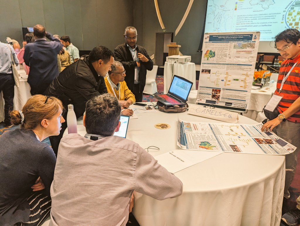 GCRFWaterHub's tweet photo. There was a great atmosphere around the room for our interactive exhibition, showcasing some of the fantastic research impact and innovation going on across our global team. https://t.co/SNMWs1QZW9