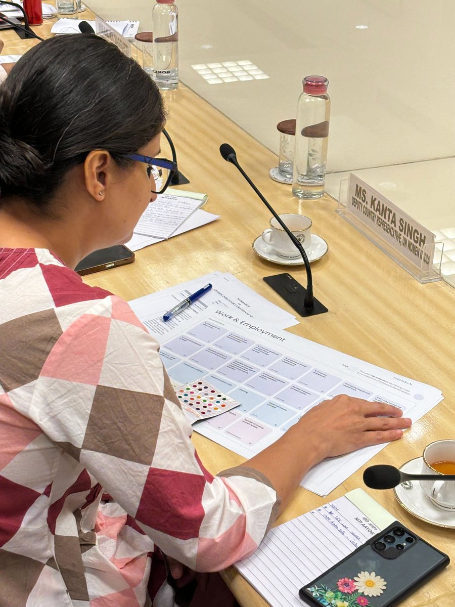 official_udaiti's tweet image. Participants at the #designthinking workshop on #genderindicators engaged in an indicator ranking exercise that helps identify theme-wise priority indicators in terms of impact and relevance for the end users.
@annaroy9 @YaminiYaminina @dev_a_key