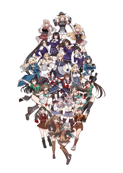 ワチャーーーッ!!  #とにかくワチャーッと集合してる絵を晒す見た人もやる