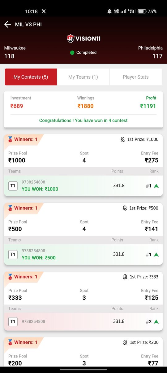 PrinceyashV2's tweet photo. https://t.co/Nea0FadxV6

Join our telegram channel Teams are posted here 👆 
All Sports 
#dream11 #vision11 #dream1 #BaseBall #sports #FantasyBasketball  #NBA    #NBA2K24 #Dream11 #dreamboys #dream11team #vision11 https://t.co/3PTO58nqZy