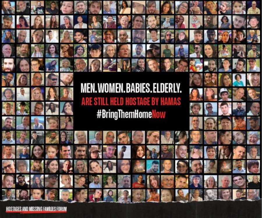 Je posterai cette photo chaque jour jusqu’à la libération des 224 israéliens kidnappés… #BringThemHome