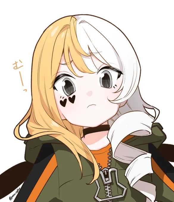描いたこと無かったから黄メグ。ミリタリーカラーで好きです。 #コンパス