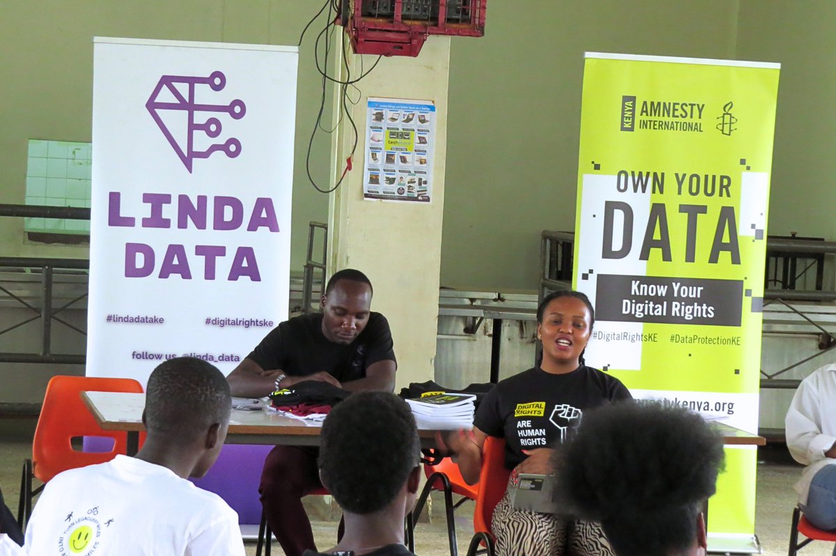 Linda_Data's tweet photo. 🎉👏🏼 A big THANK YOU to @mmu_amnesty_ for participating in the Privacy First Workshop by @AmnestyKenya where we discussed Digital Rights, Data Protection, Privacy and Safety online 🤖🔐.
#lindadata #digitalrightske #privacyfirstke #alliwantisasafeinternet https://t.co/e7p0dUWDI7