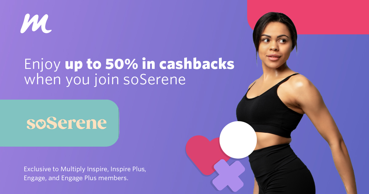 Unlock the ultimate online workout experience at soserene.com. Earn as you sweat with up to 50% in cashbacks on your monthly <a href="/SoSerene2023/">Be_soSerene</a> subscription as a Multiply member. Let's get fit together! Learn more: brnw.ch/21wDU7Q

#LiveLifeMultiplied