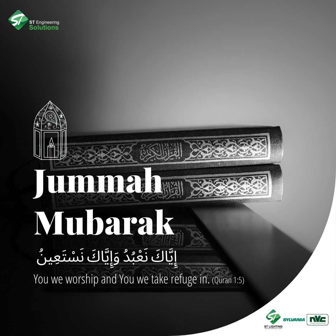 STEngSol's tweet photo. Jumma Mubarak  🙂
"we worship You alone and seek help only from You"  🤲
Stay Blessed 🌈

#JummaMubarak #STEngineeringSolutions #BlessedFriday #STES #STLighting #NvcInternational #ModernLighting #LightingMagic #LightingTechnology #LightingSolutions #PeaceAndBlessing https://t.co/9wYsTuRV0B