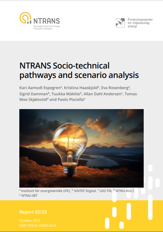 Learn more about different transition pathways to a low-carbon society in our new report: "NTRANS Socio-technical pathways and scenario analysis" by RA4: Pathways to a Sustainable Future.🌱

ntnu.no/documents/1284…
#EnergyTransition