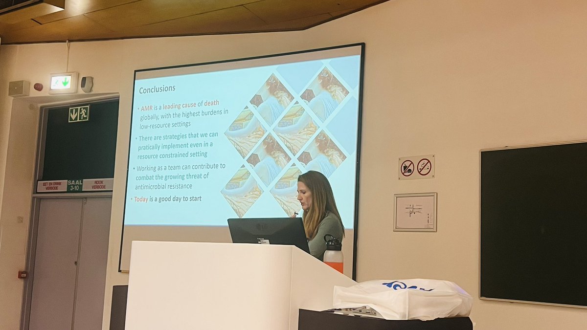 SMU_PHPM's tweet photo. @NSchellack highlighting the principle and goals of antimicrobial stewardship programs https://t.co/Ks3MI0aOjp
