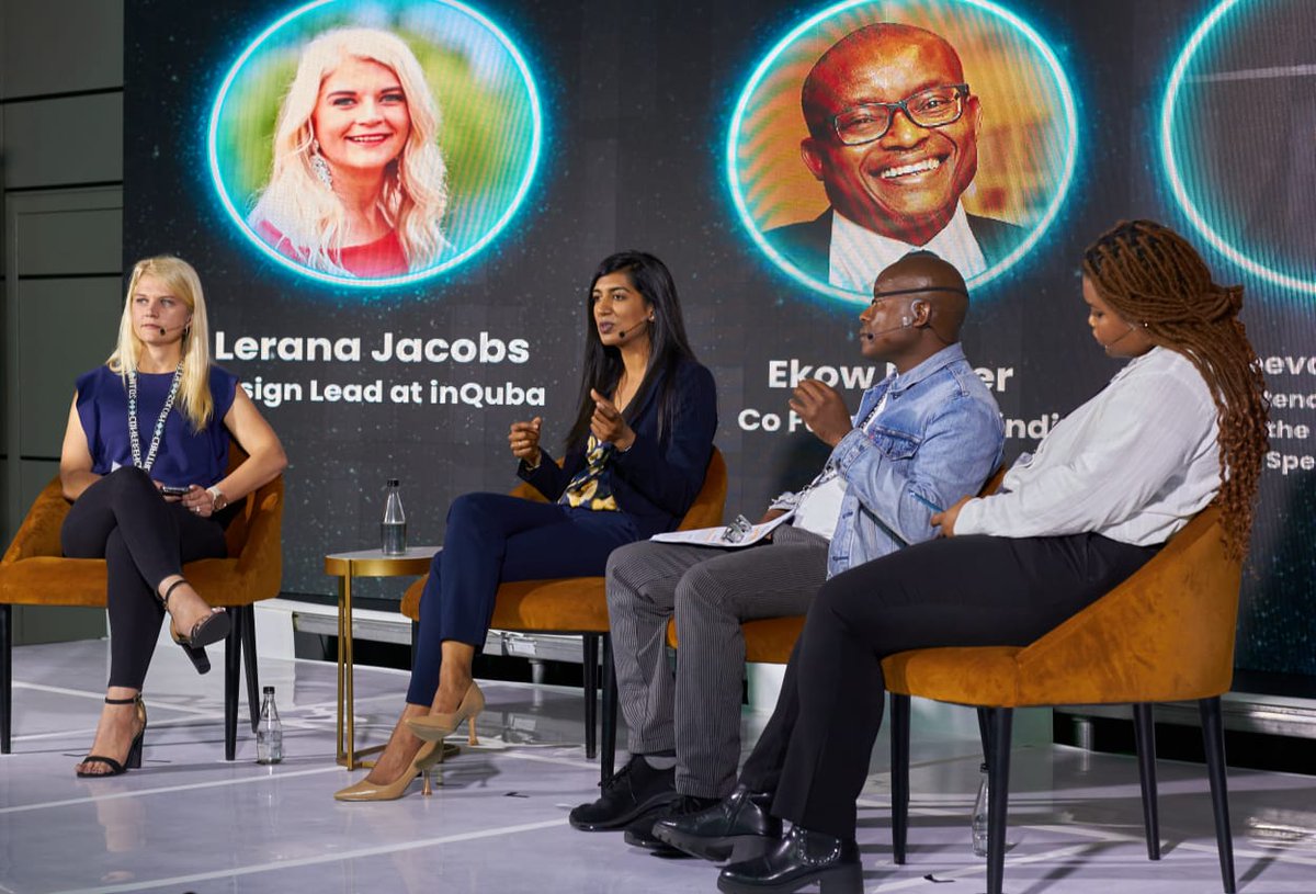 We could talk about AI ethics for days! 

Our "Ethics in GenAI" panel featuring <a href="/leranaj/">Lerana</a>, <a href="/ekowduker/">Ekow</a>, <a href="/ReevanaB/">Reevana Balmahoon</a>, and @sia_mausi
explored vital topics that we all need to grapple with at #Solconinfinity2023