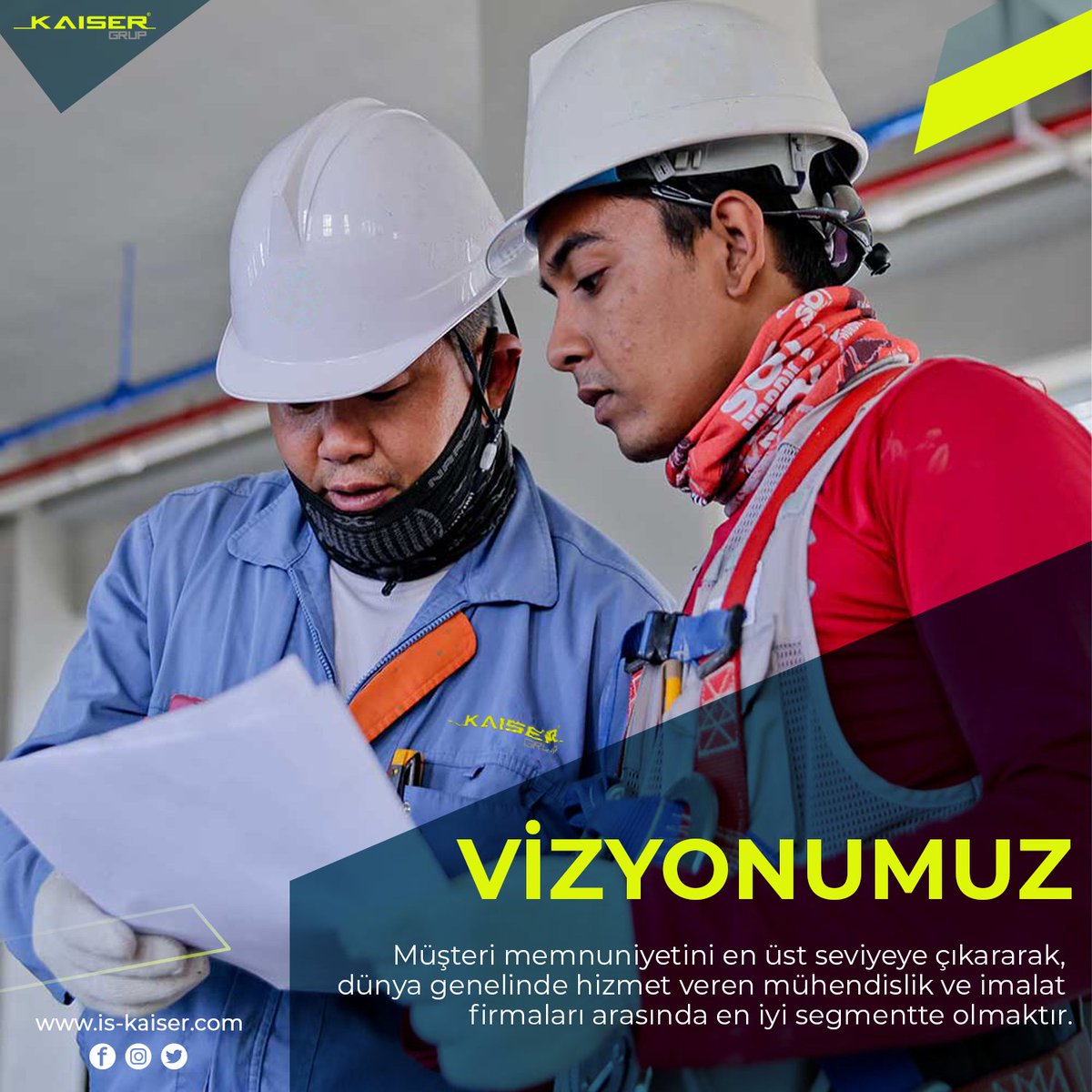 iskaisergrup's tweet photo. Vizyonumuz;
Müşteri memnuniyetini en üst seviyeye çıkararak, dünya genelinde hizmet veren mühendislik ve imalat firmaları arasında en iyi segmentte olmaktır.
#kaiser #iskaiser #iskaisergrup #kaisergrup #vortex #atık #atıktemizleme #endüstriyeltemizlik #sıvıatıklar #tehlikeliatık https://t.co/c32CR17HKG