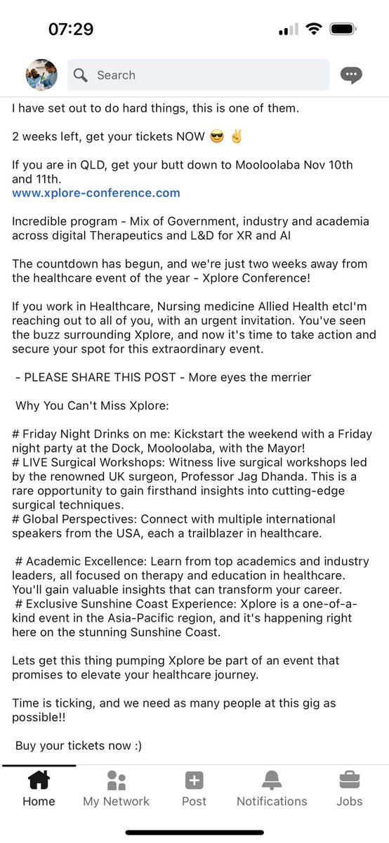 Looking forward to this, a chance to showcase the largest immersive surgical training resource in the world at the XPLORE conference in Australia which includes every surgical specialty, built by surgeons for surgeons. <a href="/VRIMS_Lab/">VRIMS</a>