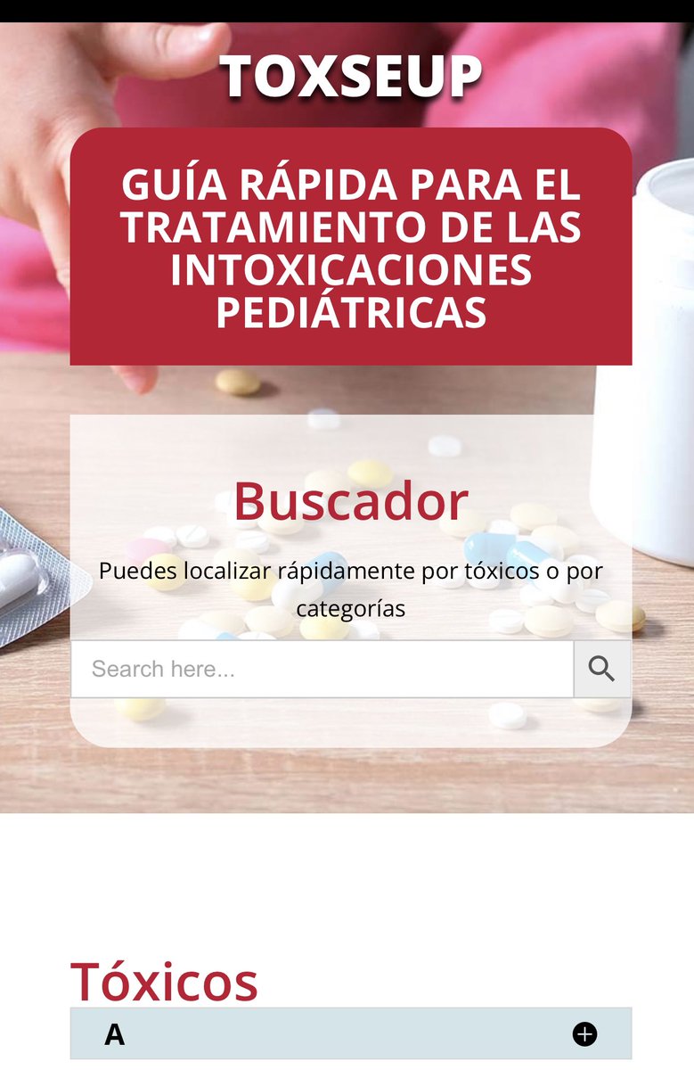 Guía rapida para el tratamiento de las interacciones Pediátricas
INTOXICACIONES
El Grupo de trabajo de Intoxicaciones de SEUP ha desarrollado TOXSEUP, magnífica herramienta que no debéis dejar de usar <a href="/TSEUP/">SEUP</a> 
👇🏽 
toxseup.org