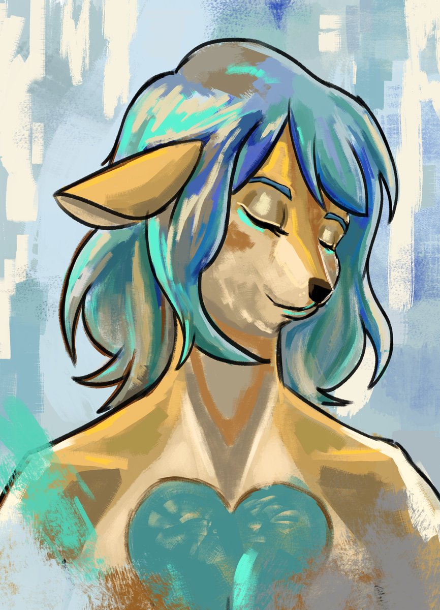 a gift for <a href="/_AoClover/">Ao ⭐🦆</a>. Love your fursona (: