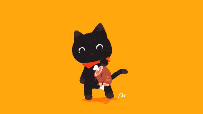 「黒猫の日」のTwitter画像/イラスト(古い順))