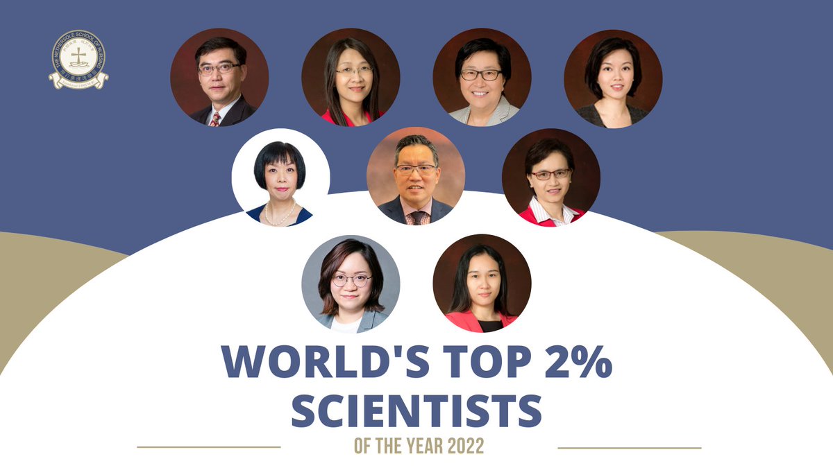 Congratulations🎊9 current professors and researchers from our School made it into the top 2% scientists of the world for the year 2022 by Stanford University - 4 more than we had last year! 🤩 Can’t wait to see more familiar faces appearing on the list next year!