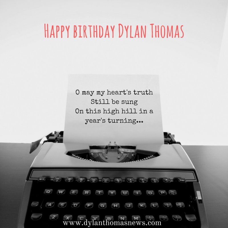 dylanthomasnews's tweet image. Happy birthday Dylan Thomas! 

Born in Swansea on this day, October 27th 1914