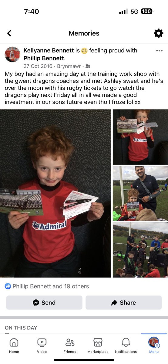kellyanBennett1's tweet photo. Aww I do love looking back on memories
My little man was so excited for this & he was over the moon meeting @AshSweet6 & some of the @dragonsrugby players
Yep heโs still rugby mad ๐
I canโt believe how much heโs changed tho
#GoOnQuaide
@QuaideBennett
#7YearsAgo https://t.co/3HPiYKjbsx