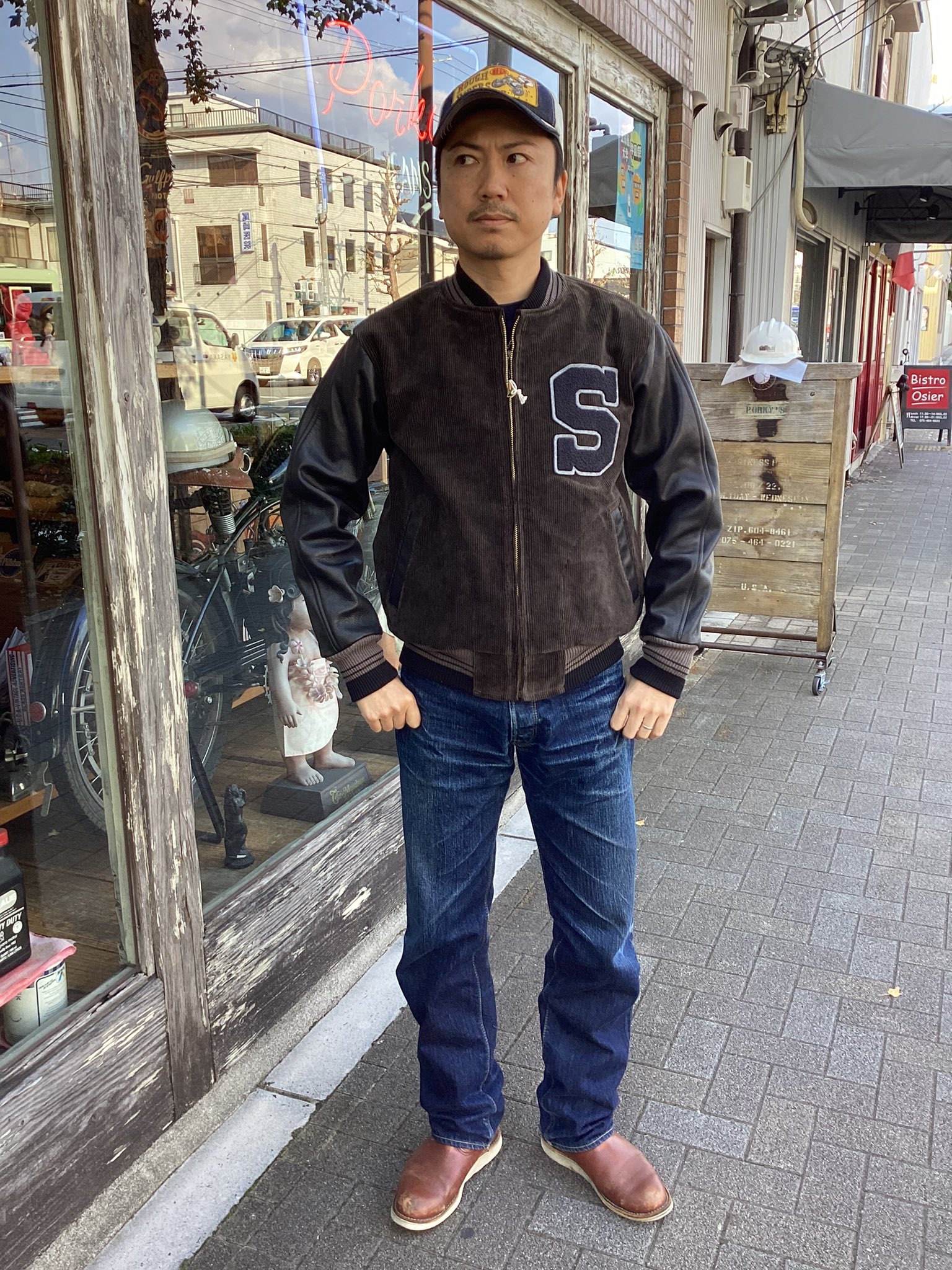 80s~90s VINTAGE 2トーン レザージャケット スポーツジャケット 0fb4b05dad1bcb58567b70fc08469a