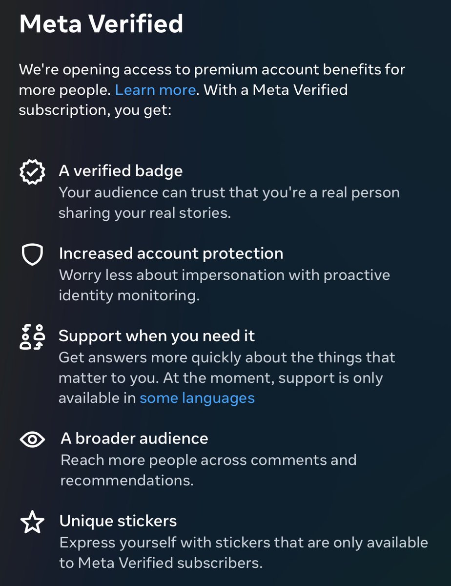 Instagram/Meta are now doing a paid verified badge. 

First it was threads, now this? 

I guess <a href="/X/">X</a> really is making waves..