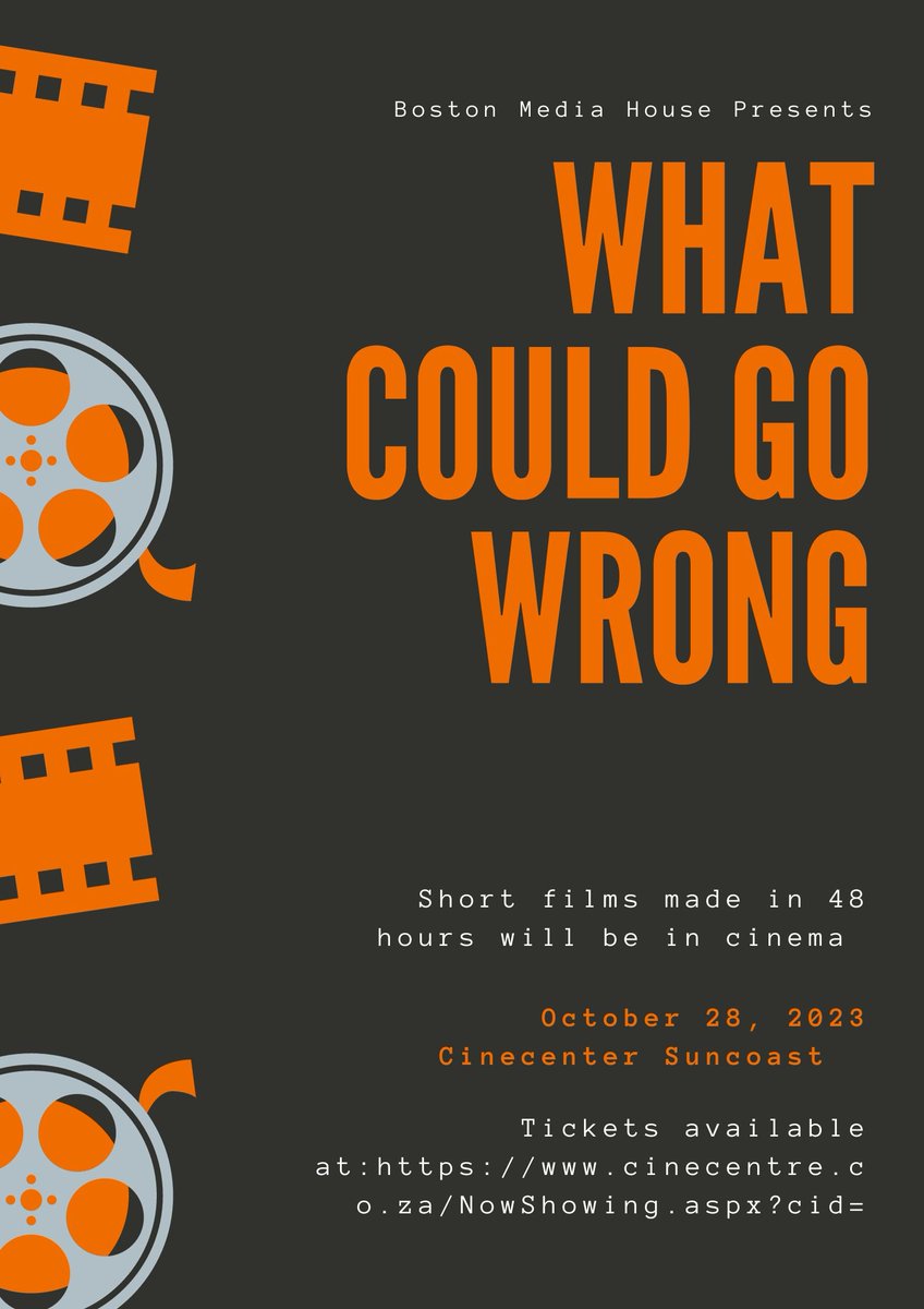 CandySino's tweet photo. Screenings of short Films🎬Catch us at Cinecenter Suncoast tomorrow...You cant miss out @SUNCOASTDurban @CineCentre #dbn48hfp #48hfp #VNSA #DigitalEntrepeneur https://t.co/iSFPLUtFnl