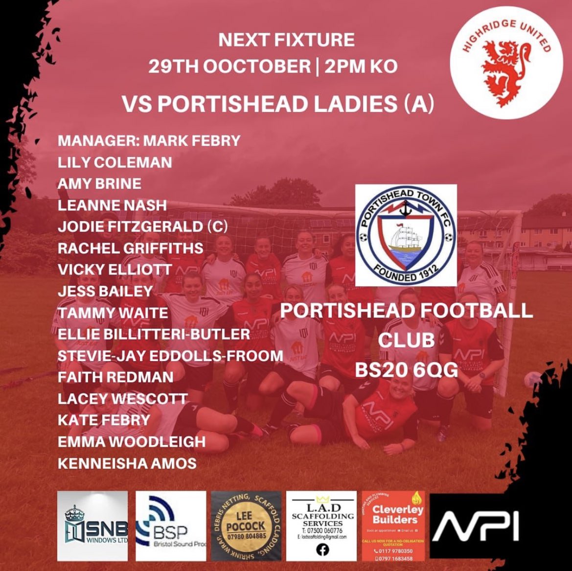Highridge Ladies FC tweet media