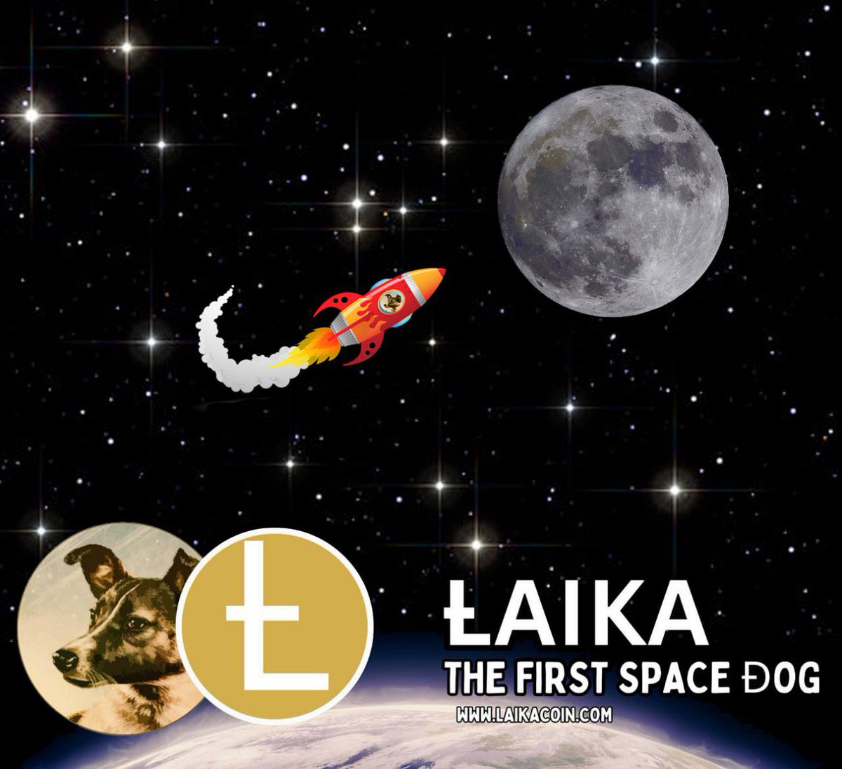 TehBuddha's tweet photo. @JakeGagain @HPOP8I @bankofautism CHECK OUT @laikacoinerc ! And be amazed by how much the DEV have worked for his community! 

#Laika #Crypto #Elon #CryptoDog https://t.co/VCl3hqdVmK