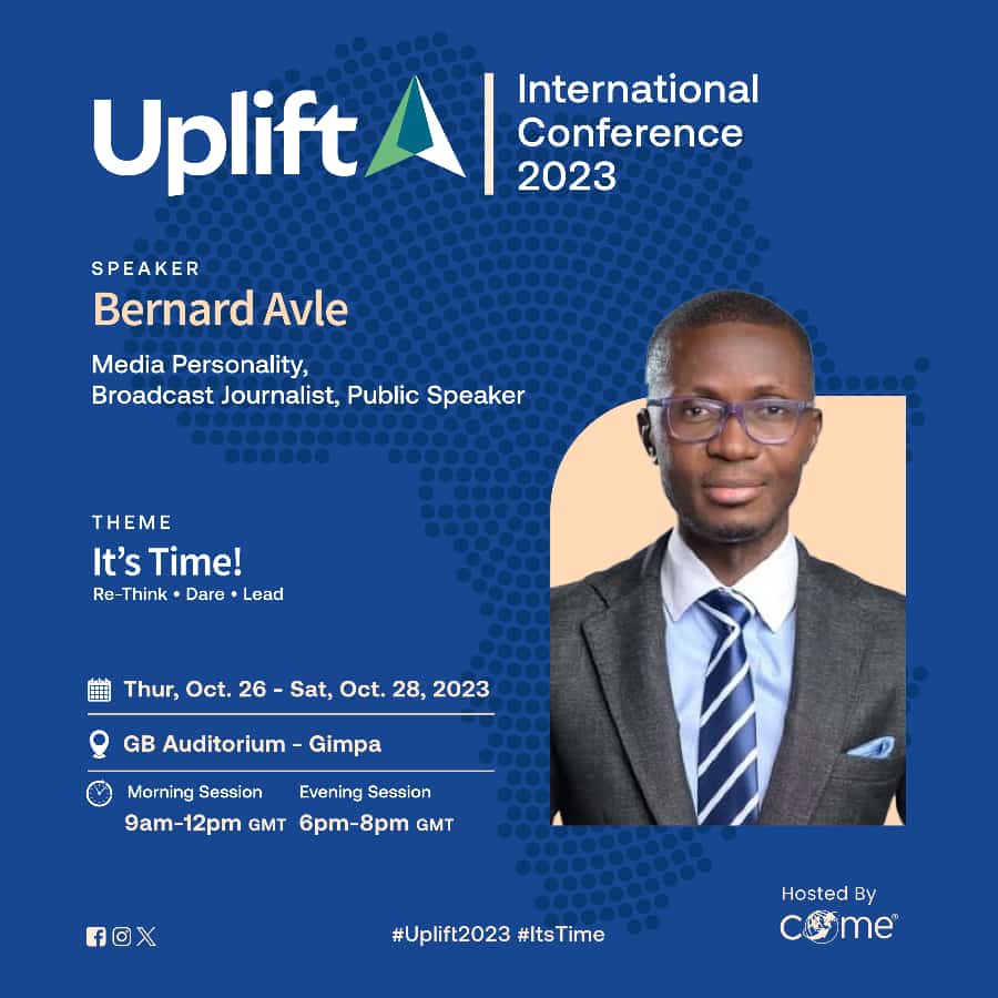 upliftafrika's tweet photo. Featuring inspiring speakers:
🎤 Godswill TK Mensah
🎤 Bernard Avle
🎤 Franklin Owusu-Karikari

Stay tuned for solutions to Africa's challenges. #UPLIFT2023 #DareForAfrica #CourageousDecisions https://t.co/Yy1goS0VXn