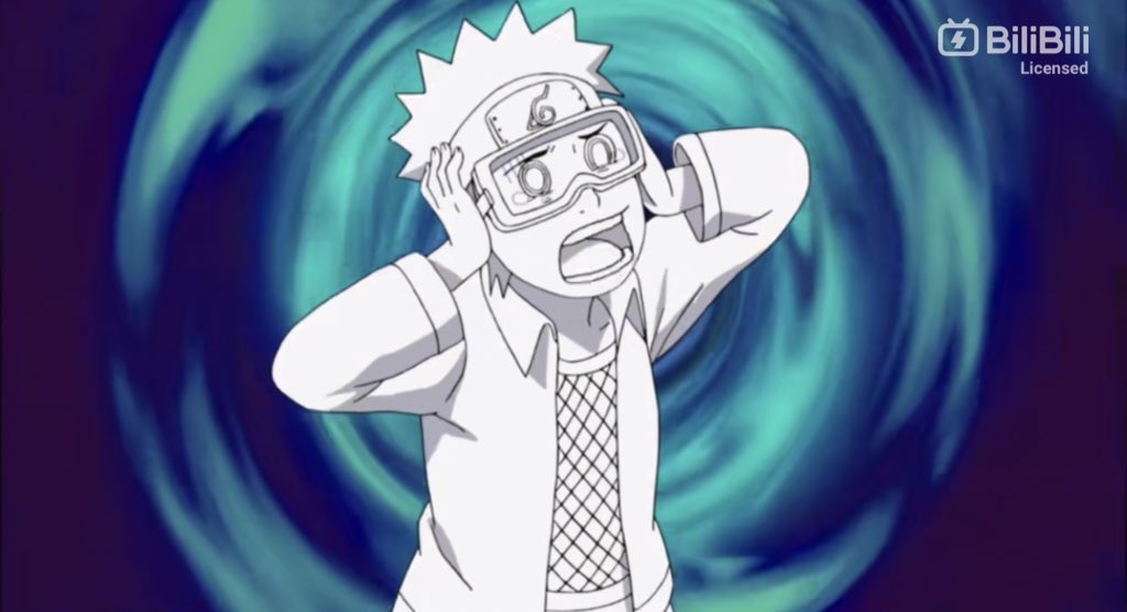 คนในหมู่บ้านต่างพากันแต่งตัวเป็นผีเต็มไปหมด แม้กระทั่งอาจารย์ของตน ก็ยังเล่นใหญ่

“ซ ซวยแล้ว ไม่มีชุด ! แบบนี้ใครจะกลัวฉันเนี่ย !!”

ยกเว้นเขาที่ยังคงใส่ชุดเดิม เพราะไม่รู้ว่ามีแบบนี้ ยิ่งสมองช้าเป็นทุนเดิมอยู่แล้วด้วย

ไม่เป็นไร! เรายังมีเนตรวงแหวน แค่เปลี่ยนสีตาคนก็คงกลัวแล้ว