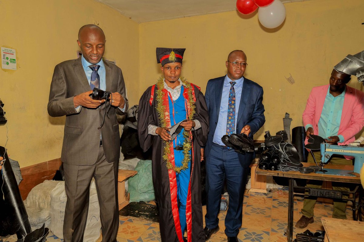 Congratulations Hon Munga Murarandia for starting shoes industry in your ward.