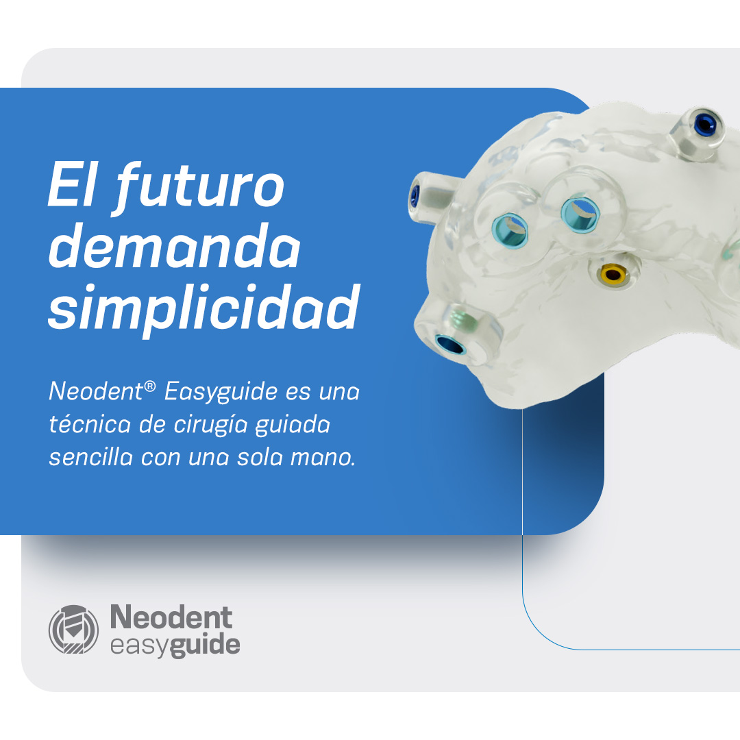 NeodentES's tweet photo. ¿Buscas maneras de simplificar tu práctica clínica y de reducir el tiempo de sillón con tus pacientes?

Neodent® EasyGuide te garantiza protocolos más eficientes y te explicamos por qué, ¡desliza! 👆

#Neodent #implantología #easyguide #cirugíaoral https://t.co/Ur6SnlP9zl